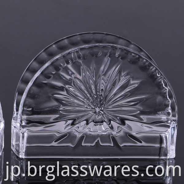 crystal glass napkin holder 2